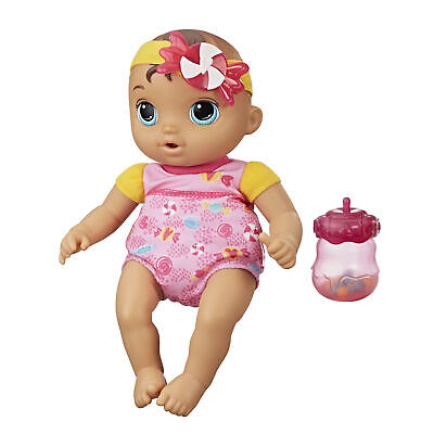 Baby Alive Sweet  n Snuggly Baby,Soft-Bodied Washable Doll,Bottle,18 Months+
