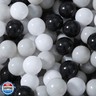 Heopeis Soft Plastic Ball Pit Balls, 100 200 500pcs Plastic Balls for Kids, Crush Proof Stress Balls for Baby Toddler Ball Pits Play Tent, Pool,Birthday Party Decoration