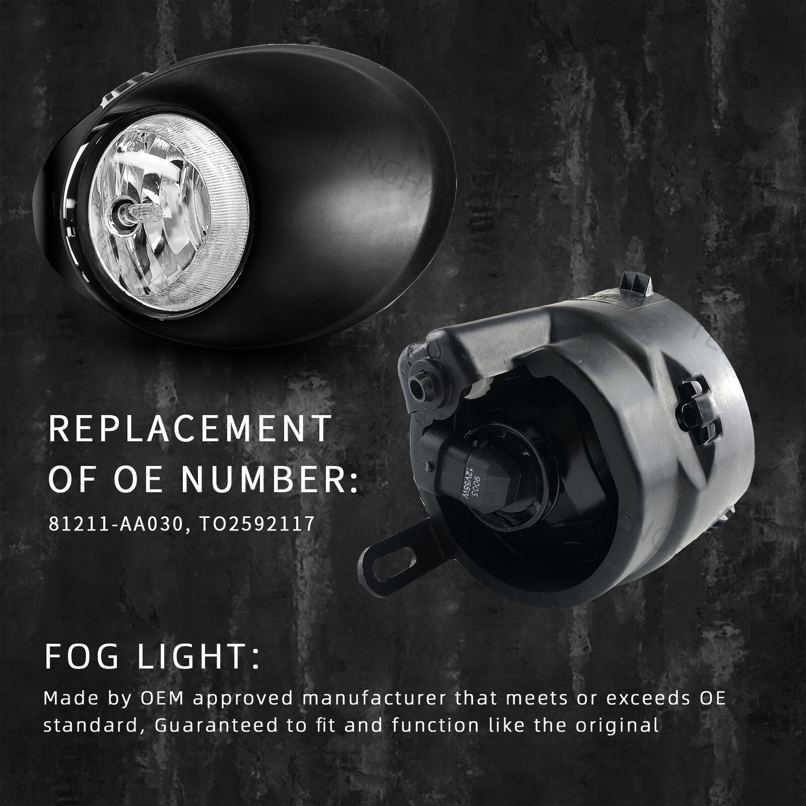 Fog Lights Front Bumper Lamps For 2007-2013 Toyota Tundra 2008-2011 Sequoia