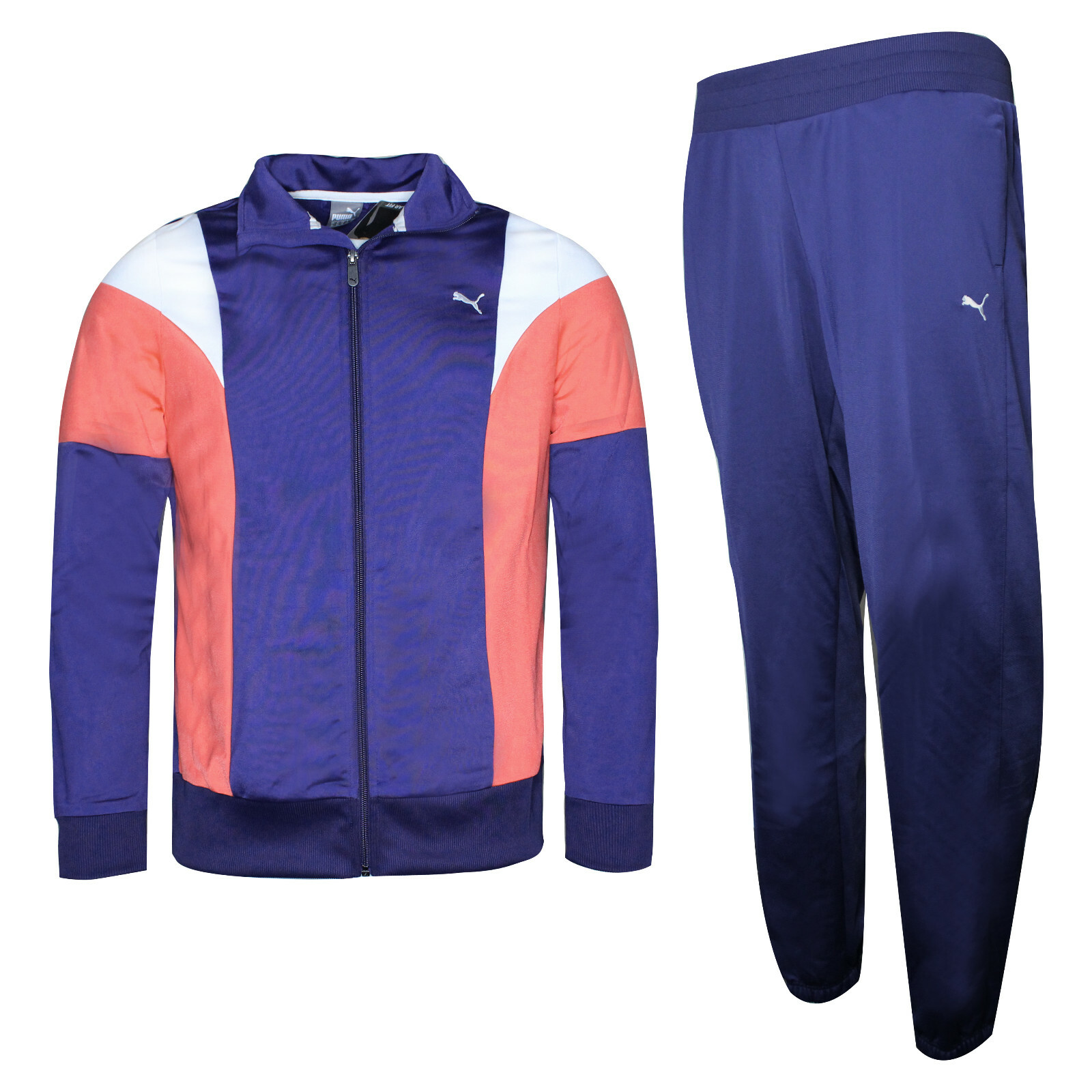 blue puma tracksuit womens