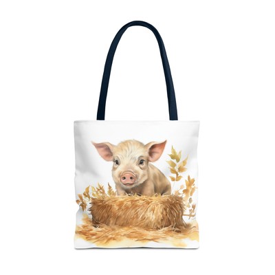 Farm pig Tote Bag (AOP)