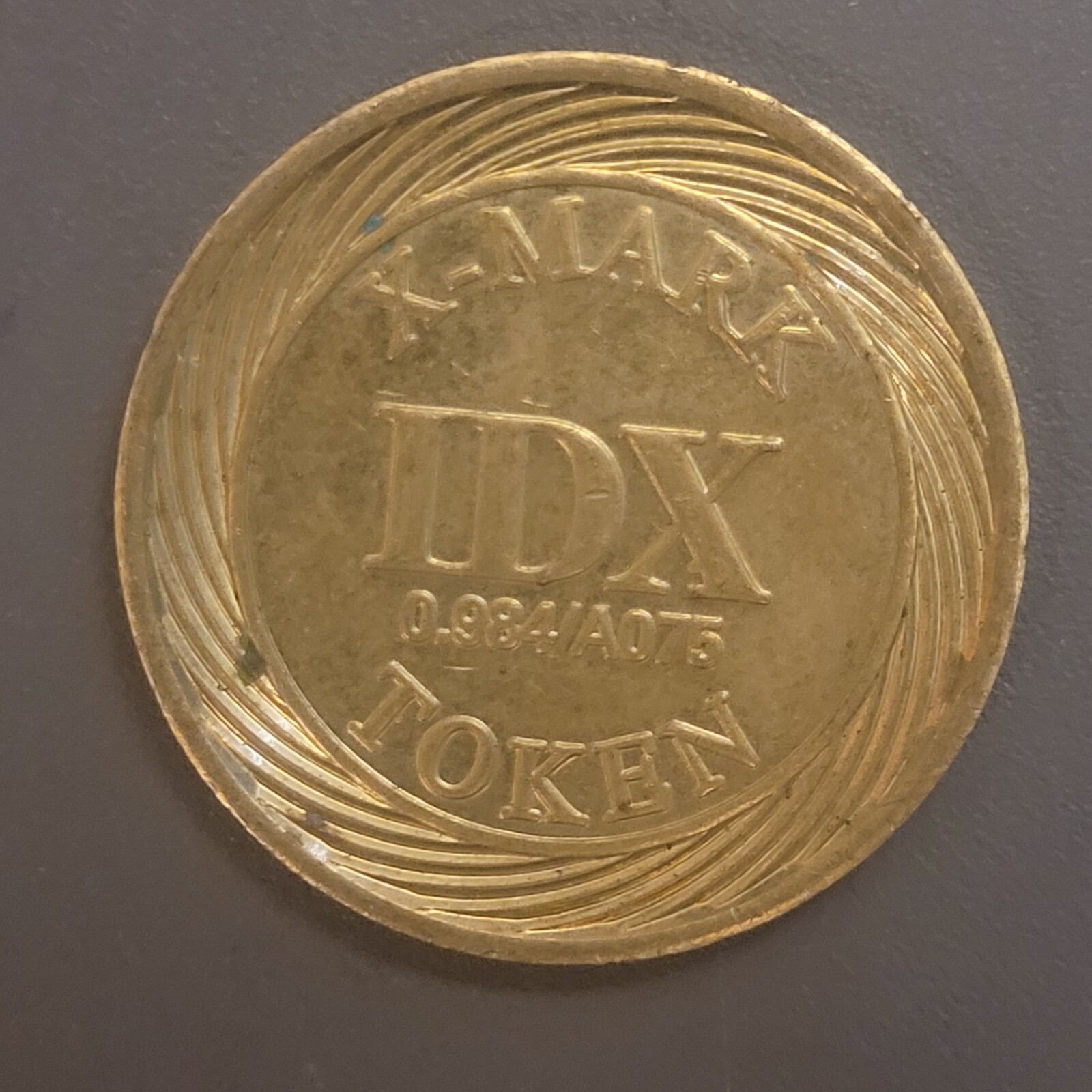 Vintage X-Mark IDX 0.984/A075 Metal Token - 24mm | eBay