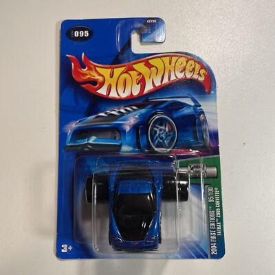 Hot Wheels 2003 - Fatbax 2005 Corvette - C2756 #095 5SP Blue NIP