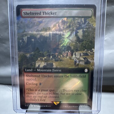Sheltered Thicket (Extended Art) (Surge Foil) Universes Beyond: Fallout Foil