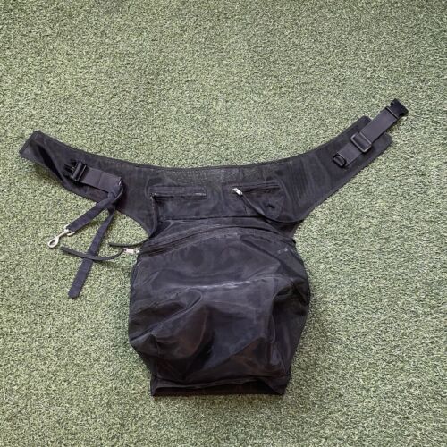 Rick Owens Bag Dirt 18 Designer Mesh Cargo Chap Sling Rick Owens Bag Dirt 18 Designer Mesh Cargo Chap Sling