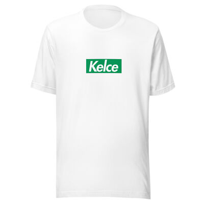 JASON KELCE Box Logo T-SHIRT Philadelphia Eagles Football Star Center Philly OL