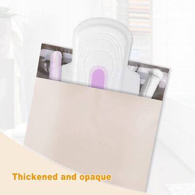 100 Pcs Sanitary Napkin Disposal Bags Women Personal Self-Adhesive Tampons Bag