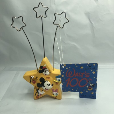 Mickey Mouse Star Photoholder Walt's 100th Hallmark Disney Keepsake