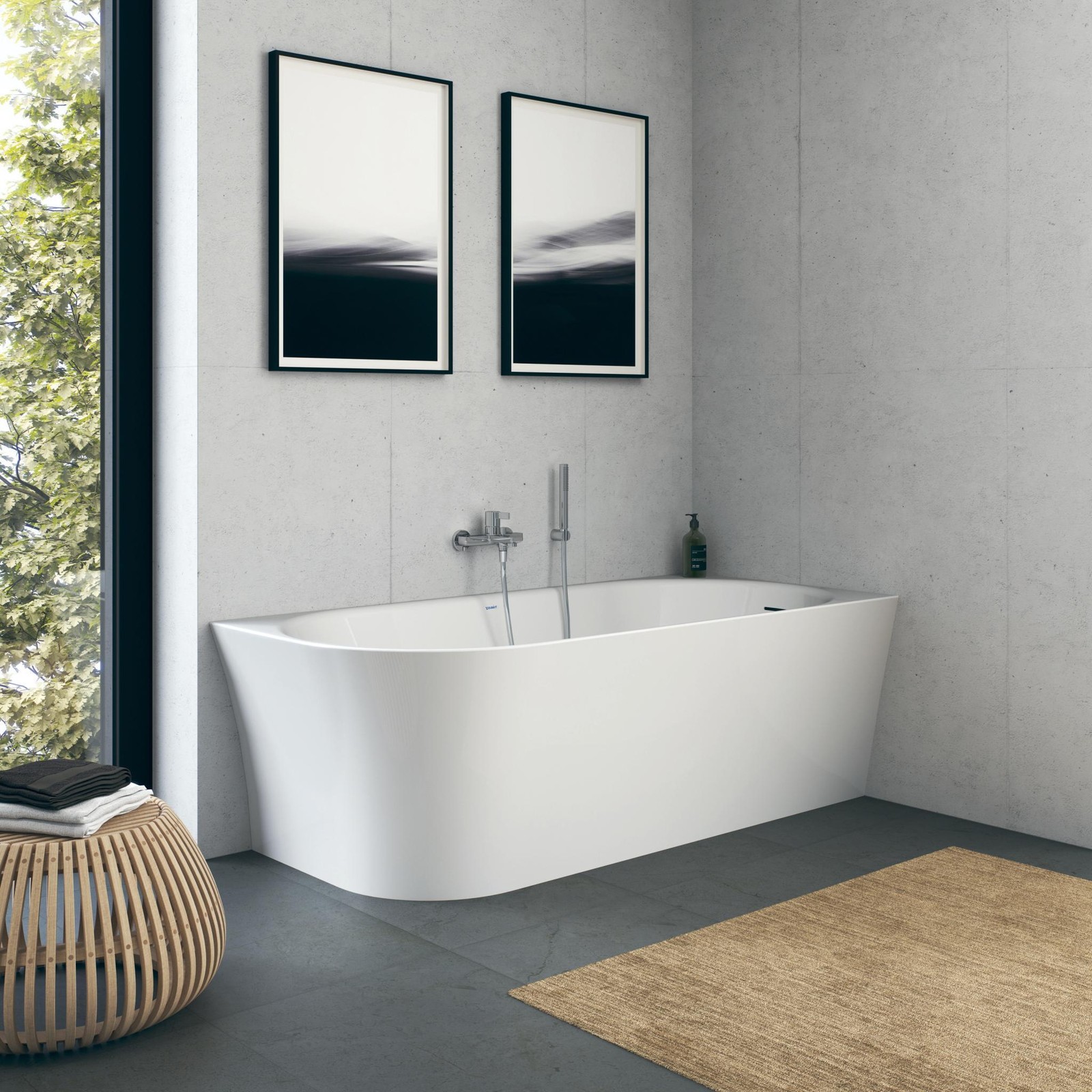 DURAVIT DuraSenja Oval Badewanne 1700x800 mm Wanne Ecke Rechts - Bild 4 von 6
