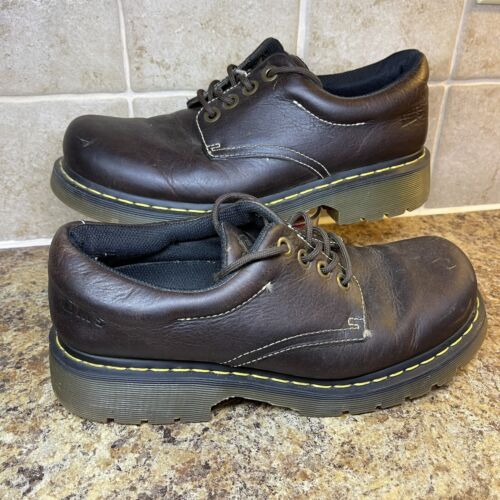 Dr. Martens Men's Shoes Size 10 US 4-Eyelet Oxford Brown Leather Model 8C48  Y2K