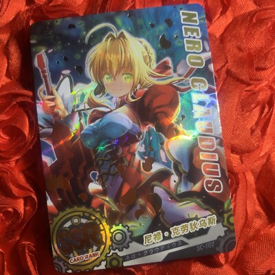 Nero Claudius FATE GRAND ORDER SSR Goddess Story Anime Waifu Holo Card