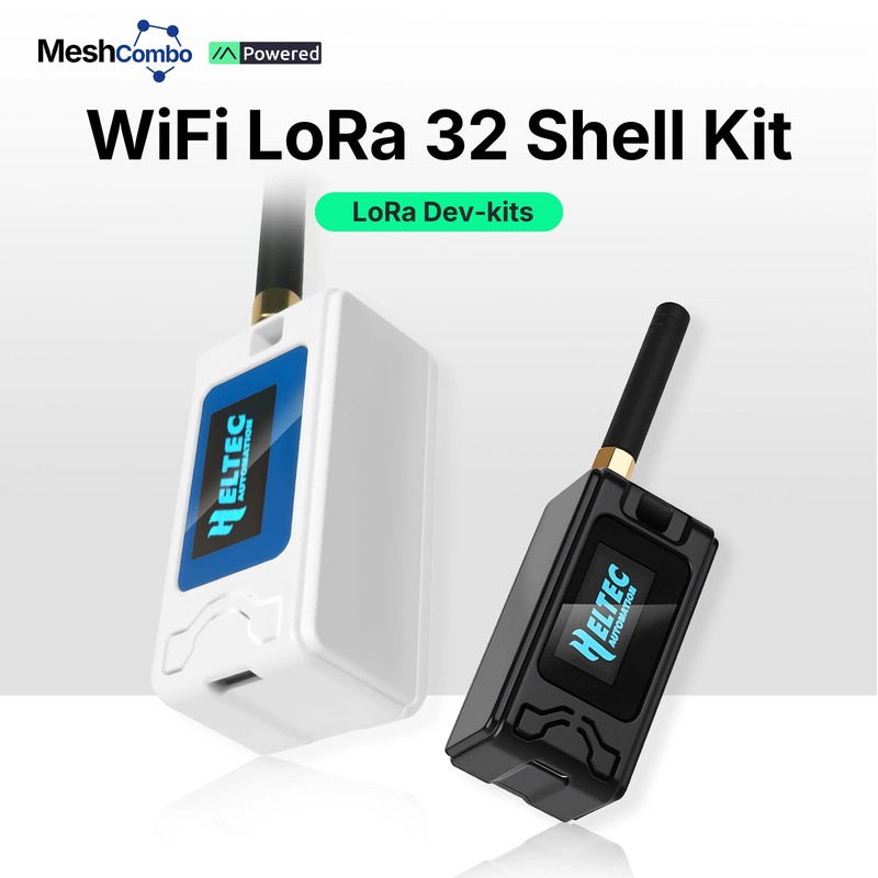 2PCS Heltec Meshtastic ESP32 LoRa V3 WiFi BLE OLED LoRa Dev-Board Kit Case USB-C