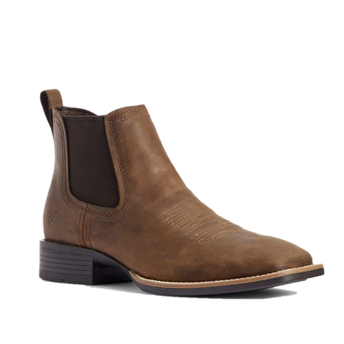 's Booker Ultra Distressed Tan Square Toe Boots 10031452