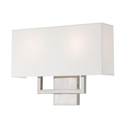 Livex Lighting 50991-91 Pierson Brushed Nickel 2 Light Ada Wal...