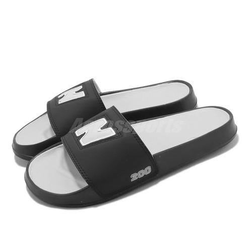 

New Balance Dynasoft 200 V2 Slide NB Черно-белые мужские сандалии унисекс SUF200U2-D, Черный, Dynasoft 200 V2 Slide