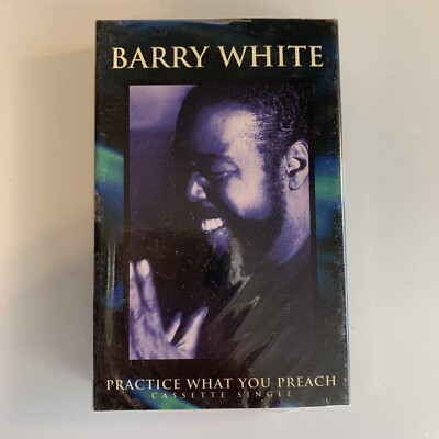 Barry White Practice What You Preach (Cassette) Single New Sealed