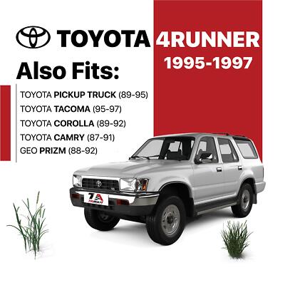 T1A Interior Driver Passenger Side Gray Door Handle Pair Replacements for 89-92 