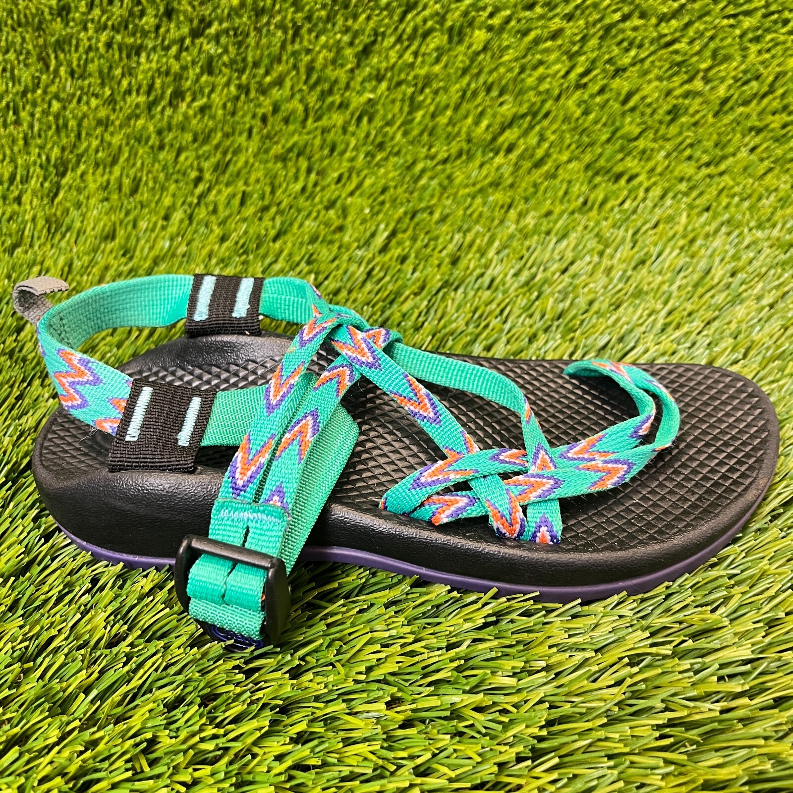 Chaco ZX1 Ecotread Mint Leaf Boys Size 3Y Beach Walking