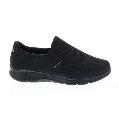 

Skechers Equalizer 51503 Мужские черные парусиновые лоферы и слипоны повседневная обувь, Черный, Skechers Equalizer