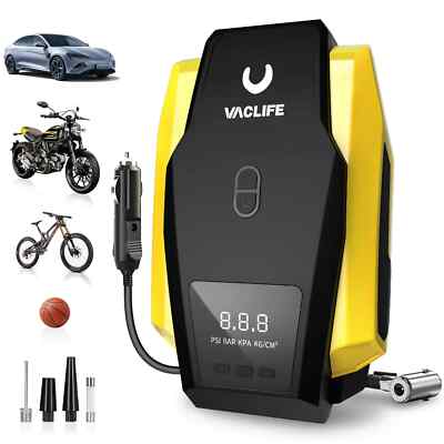 Heavy Duty Portable Air Compressor Car Tire Inflator Electric Pump Auto 12V