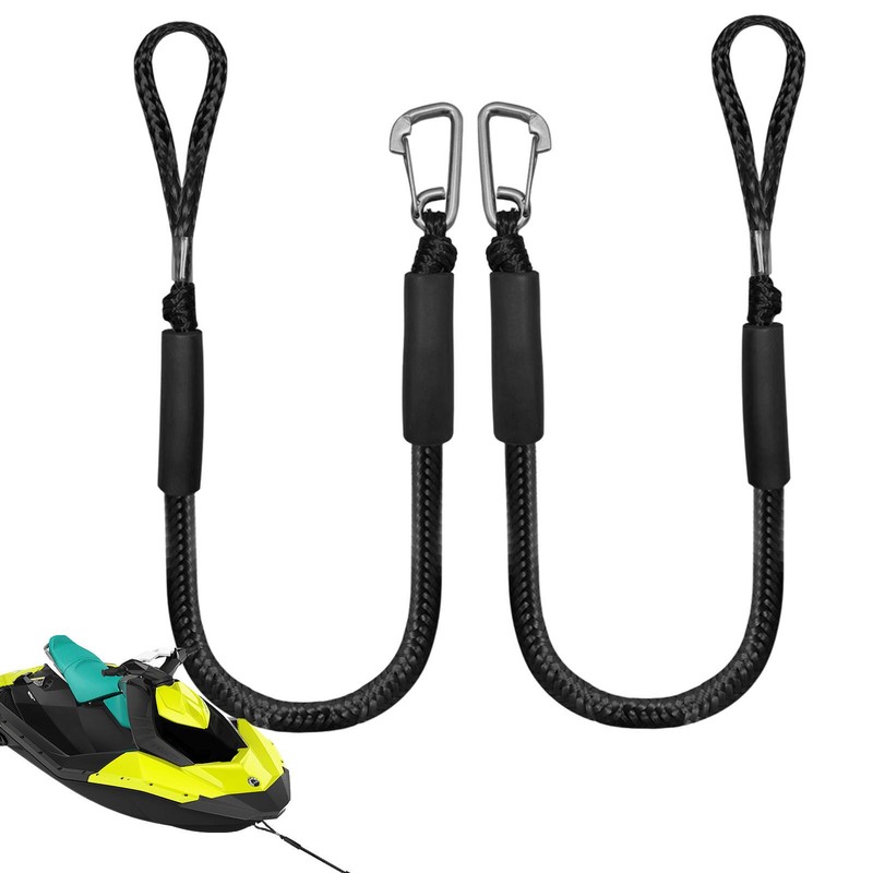 2PCS Marine Dock Line Anchor Mooring Rope 4-5.5ft Strength Cord