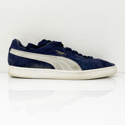 

Puma Mens Suede Classic Plus 356568 51 Синяя повседневная обувь Кроссовки Размер 8.5, Синий, Suede Classic Plus