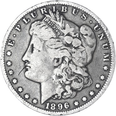 1896 O Morgan Dollar Very Good Scratched See Pics J066