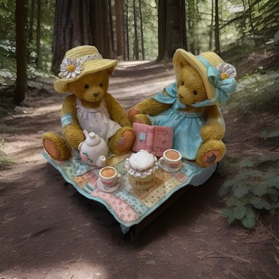 NEW Cherished Teddies 911747 Freda And Tina ''Our Friendship Is A Perfect Blend''