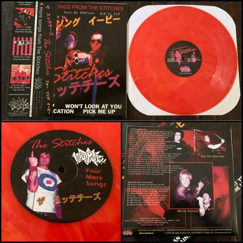THE STITCHES Four More Songs EP 12” Vinyl 300-U.S. Bombs Le
