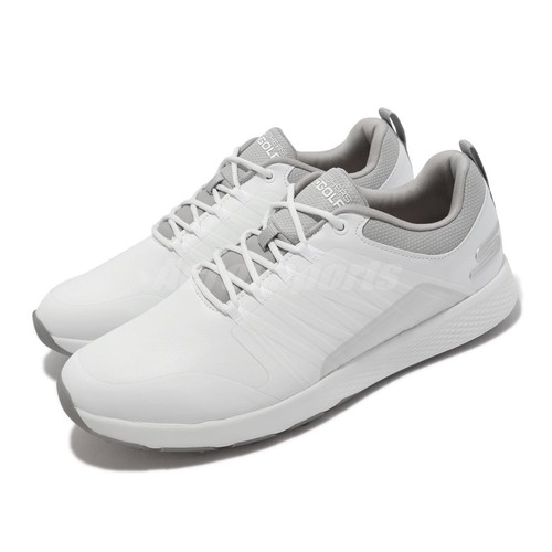 

Мужские туфли для гольфа Skechers Go Golf Elite 4-Victory White Grey Spikes 214022-WGY, Белый, Go Golf Elite 4-victory