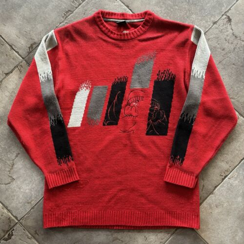 Vtg 90s Y2K Southpole Bboy Beanie Boy Sweater Mens M Hip Hop