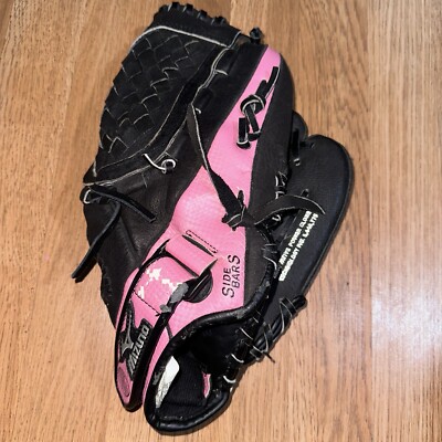 Mizuno Prospect GPP1105 Youth 12  Fast Pitch Softball Glove Black/Pink