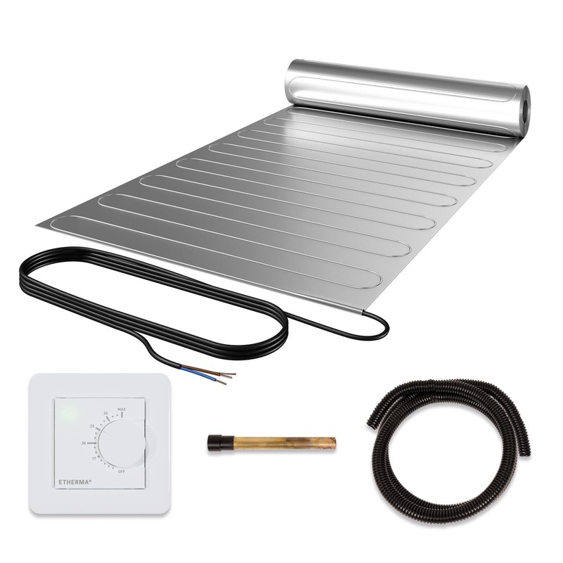 Etherma Chauffage Au Sol ÃLectrique 1 M2 Laminotherm-Set Basique Avec RÃ©Gulateur