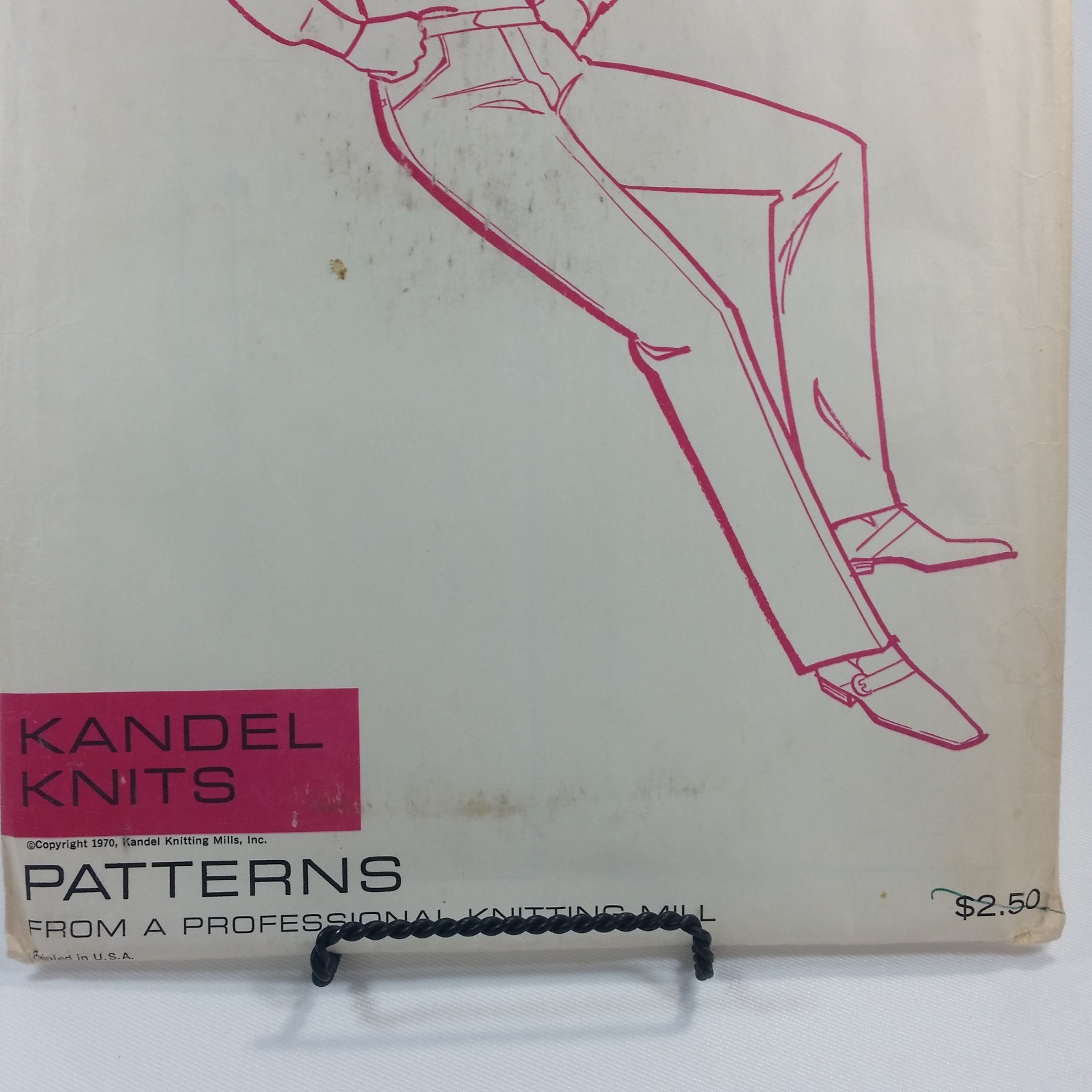 Vintage Men's Slacks Pants Sewing Pattern Kandel Knits Sizes 28-38
