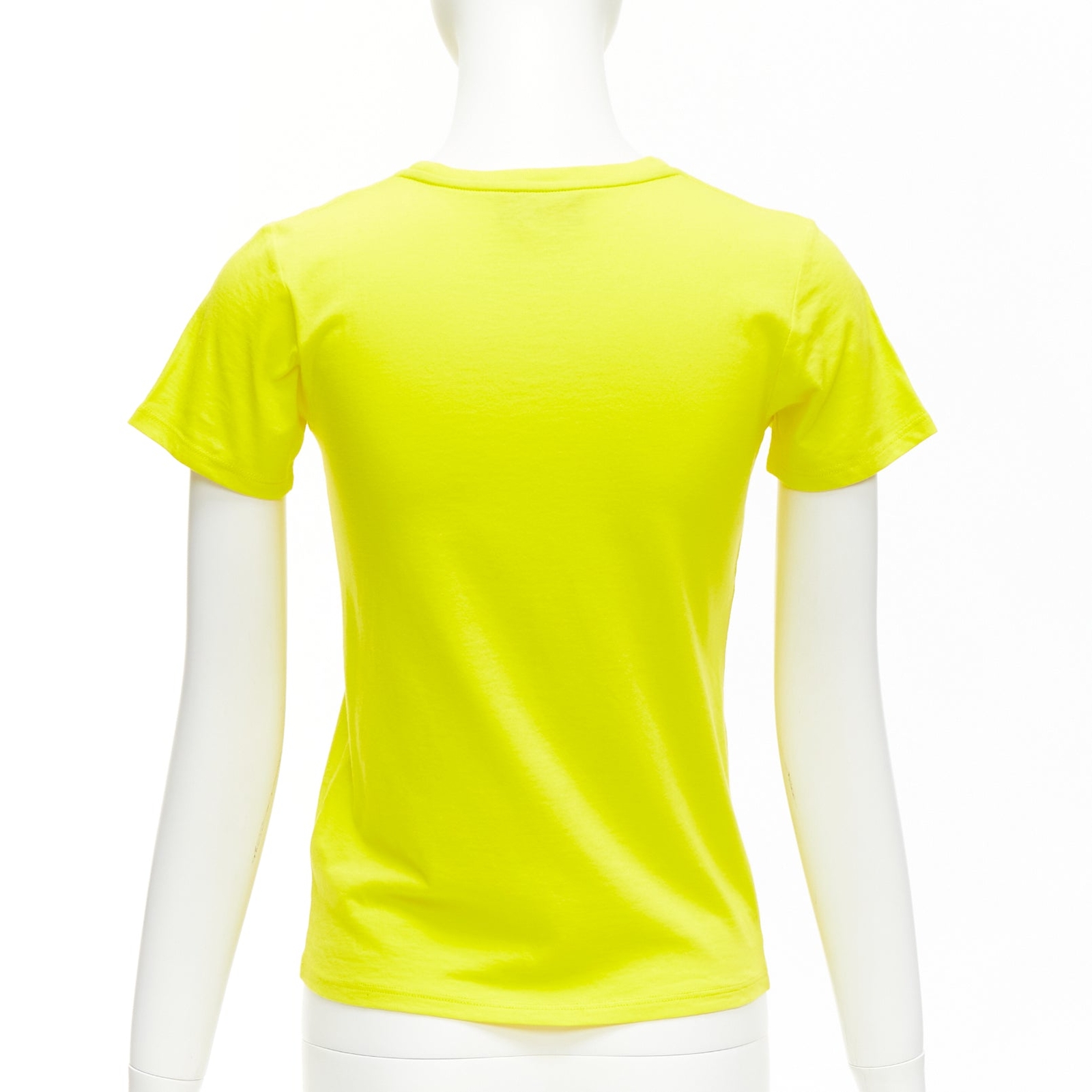 美品　Gucci グッチ　キッズ　シャツ　10Y GUCCI KIDS bright yellow vintage logo crew neck tshirt 10Y