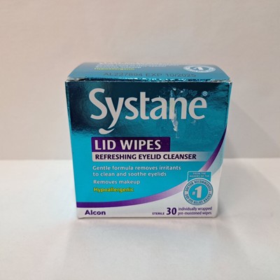 Systane Lid Wipes 30 Individually Wrapped Wipes Exp 10/2025