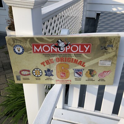 NHL Monopoly Original 6 Collectors Edition New in Original Packaging 