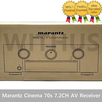 Marantz SR6015 9.2 CH 8K AV Receiver with HEOS Built-in Voice Control AC 220V