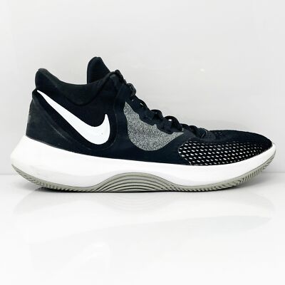 

Nike Mens Air Precision 2 AA7069-001 Черные баскетбольные кроссовки Размер 8,5, Черный, Air Precision 2