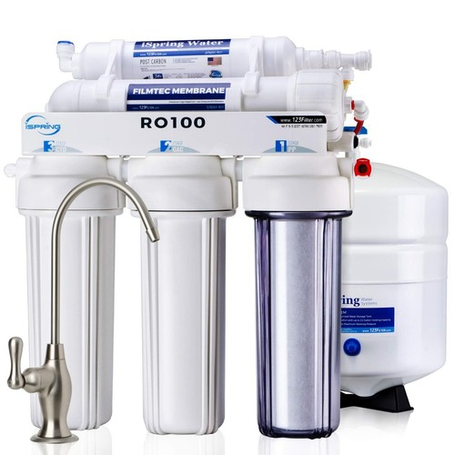 "	ISpring" RCC7, NSF Certified, High Capacity Under Sink 5-S