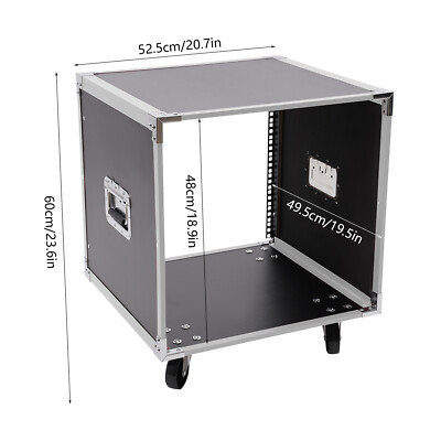 Rolling Network Server Data Cabinet Audio Video Telecom Equipment Rack 10/12/16U