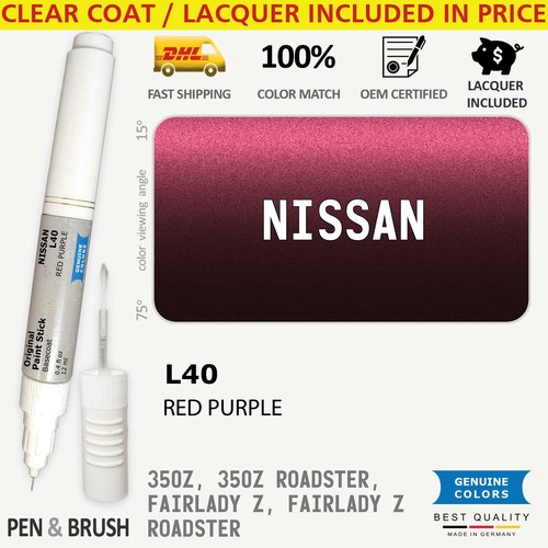 L40 Touch Up Paint for Nissan Purple 350Z ROADSTER FAIRLADY