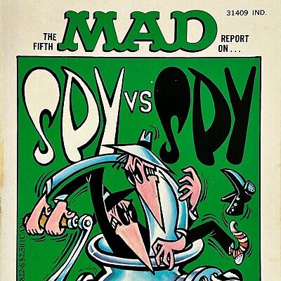 VINTAGE  1978 Fifth MAD Report On Spy Vs Spy Prohias Warner Book 9th Printing