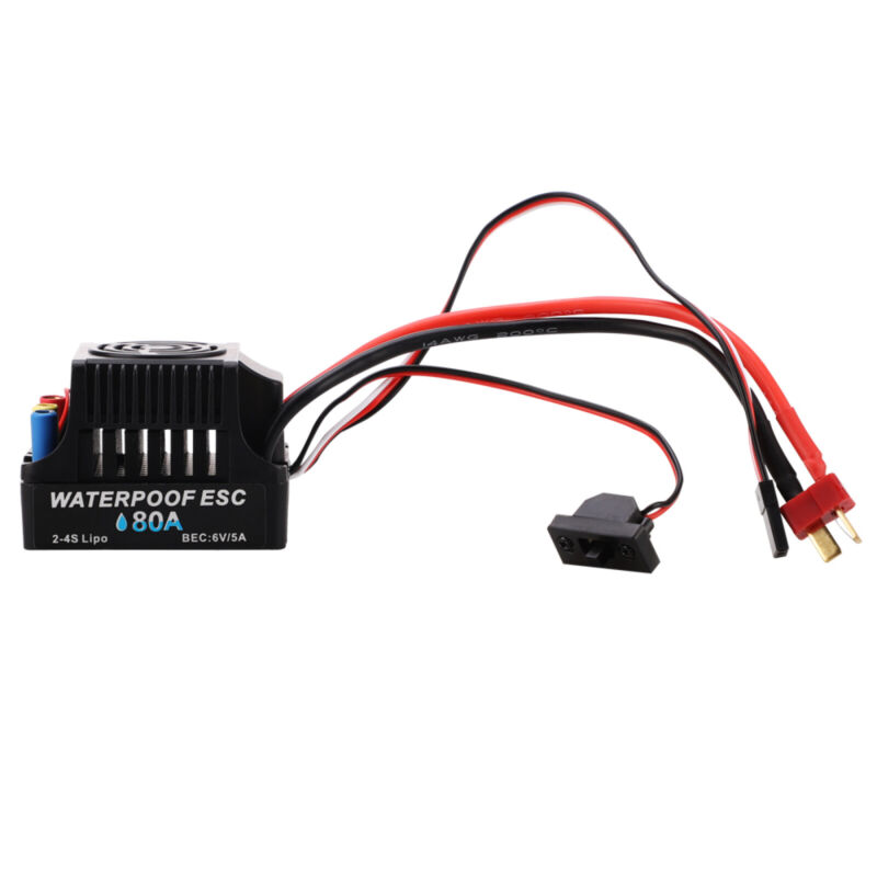Waterproof 80A RC Brushless ESC Electronic Speed Controller With 6V / 5A BEC A
