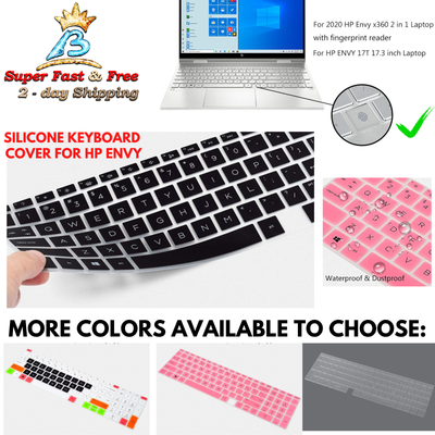 Laptop Keyboard Skin Cover Protector For HP Envy x360 17T
