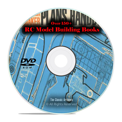 150 RC Model Airplane Books, Instructions, How To Build, Guides, Radio DVD I10