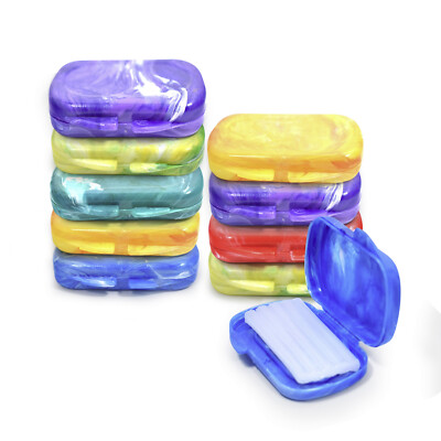 Orthodontic Dental Wax for Braces Designer Marble Cases - (10 Pack)