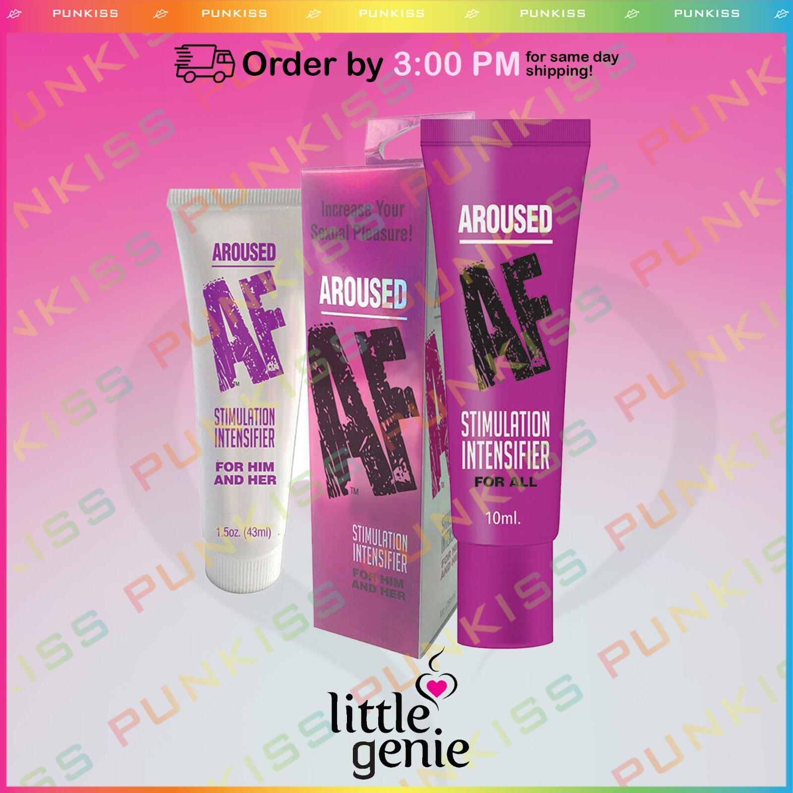 Aroused AF Arousal Gel💋Clitoral Climax Orgasm Sexual Enhancer Lube- Choose Size