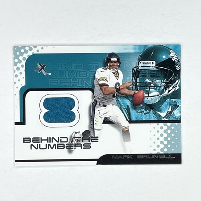 2001 Fleer E-X Behind the Numbers Mark Brunell MEM /792 #NNO