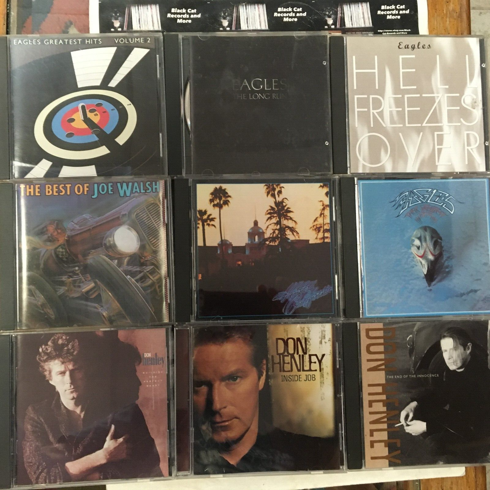 イーグルス/ホテル・カリフォルニア/ロング・ラン/グレイテスト・ヒット Lot of 5 Eagles CDs Hotel California, The Long Run, Greatest